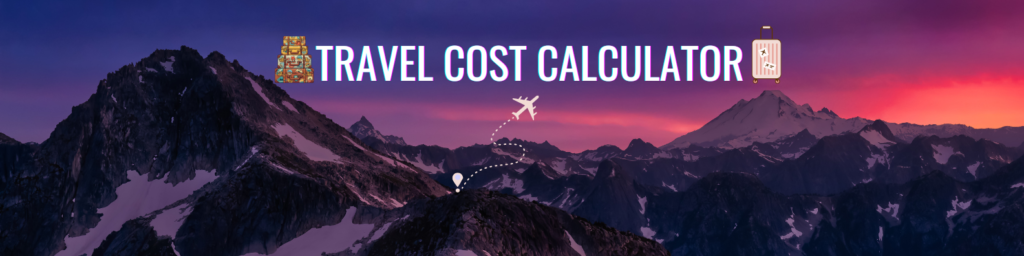 Travel Cost Calculator